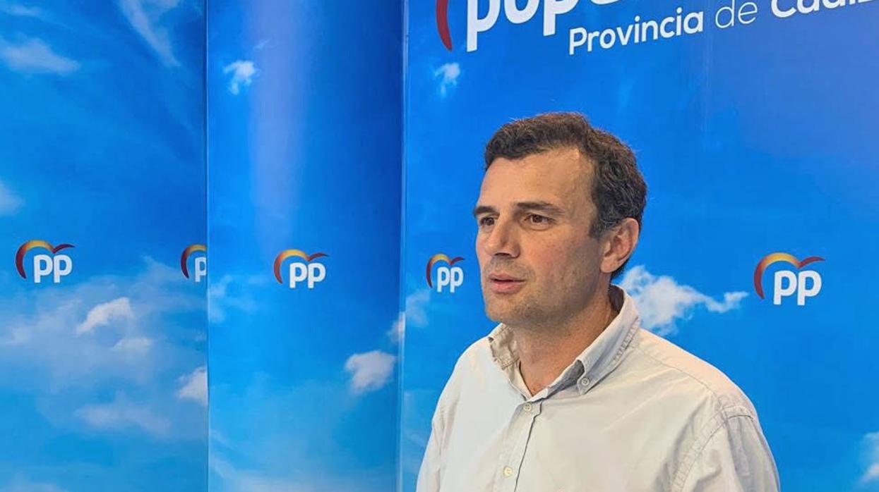 Bruno García es el secretario general del PP en la provincia de Cádiz.