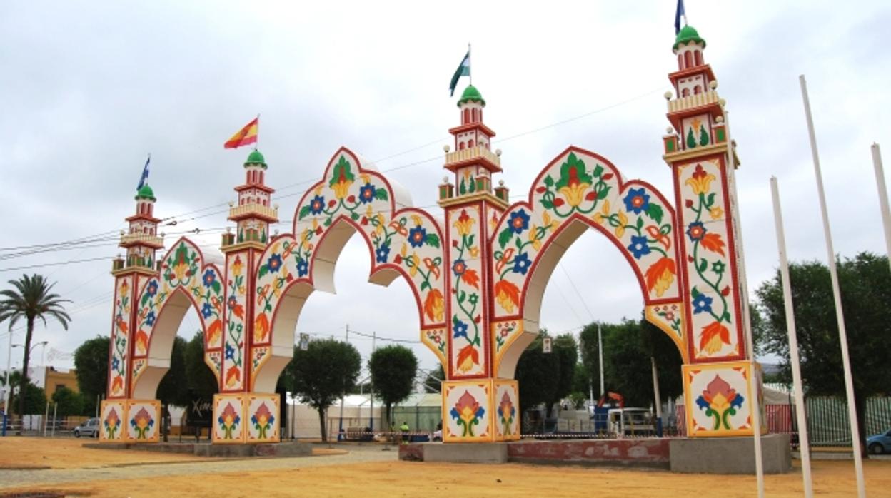 Portada de la Feria de Alcalá de Guadaíra de una edición pasada