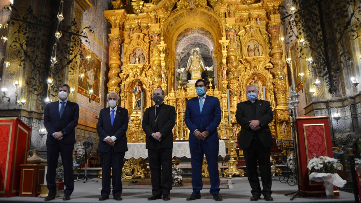 El retablo del santuario de Consolación data de comienzos del siglo XVIII y ha sido restaurado durante 13 meses