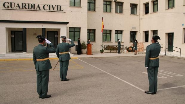 El coronavirus marca la conmemoración de la Patrona de la Guardia Civil