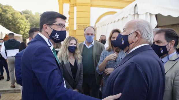 Juan Marín llama a la «tranquilidad» pese al aumento de contagios