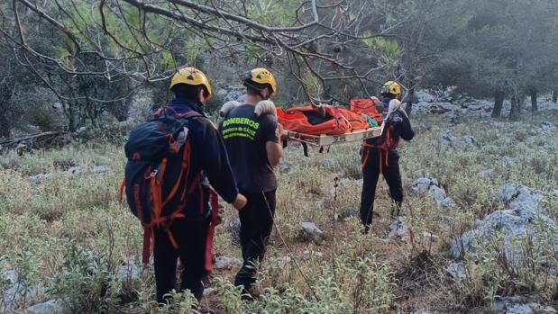 Rescatan a una senderista en Grazalema