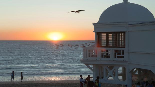 El atardecer de La Caleta, elegido el más bonito de España