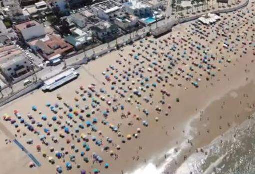 La playa de Regla, en Chipiona, el pasado verano.