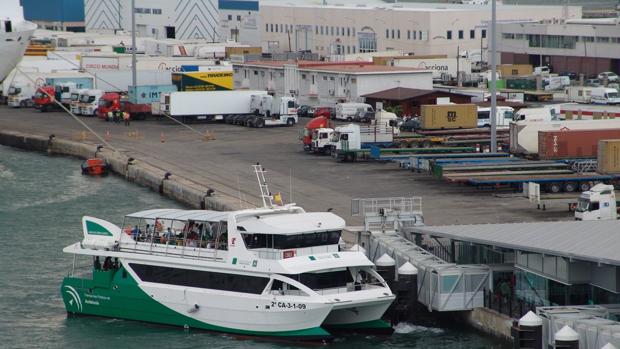 El catamarán de la Bahía de Cádiz suprime el servicio en fin de semana