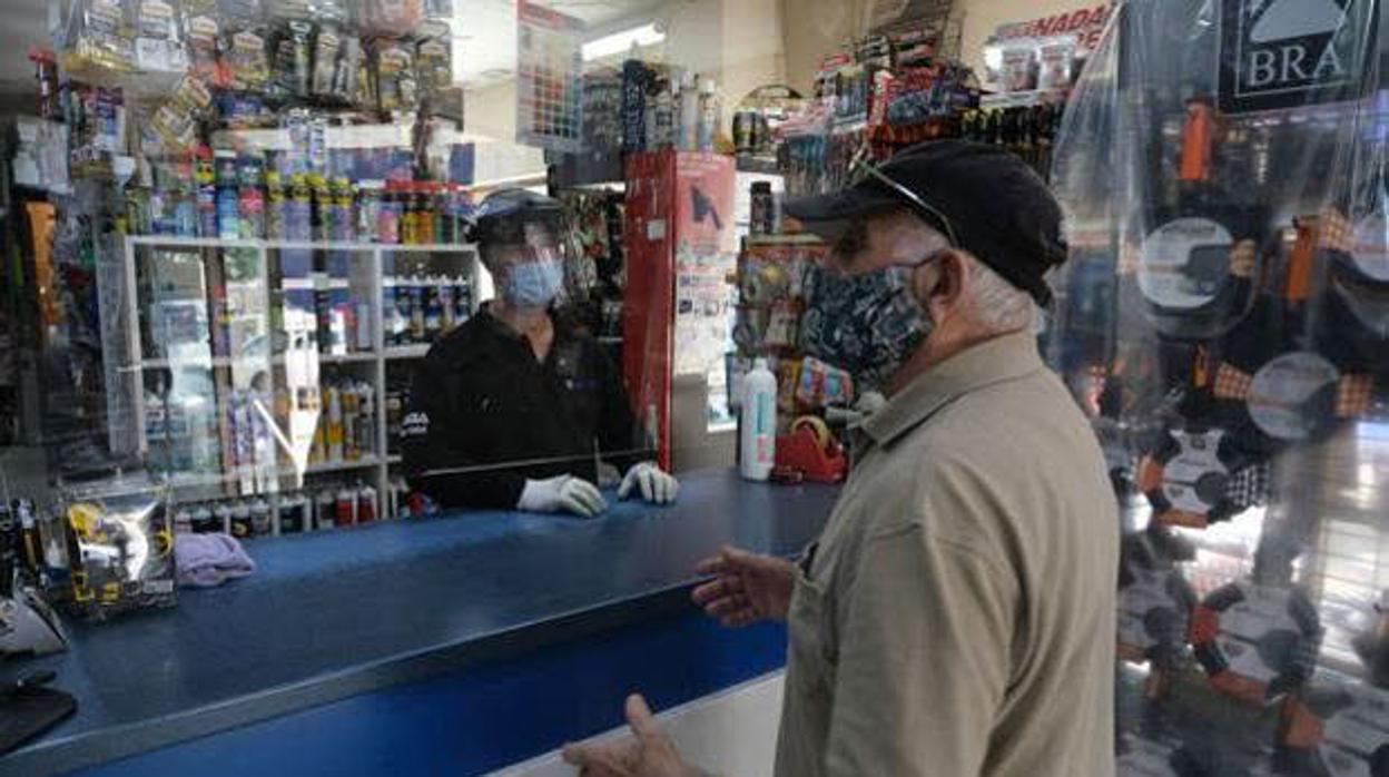 Una pequeña tienda de Cádiz.