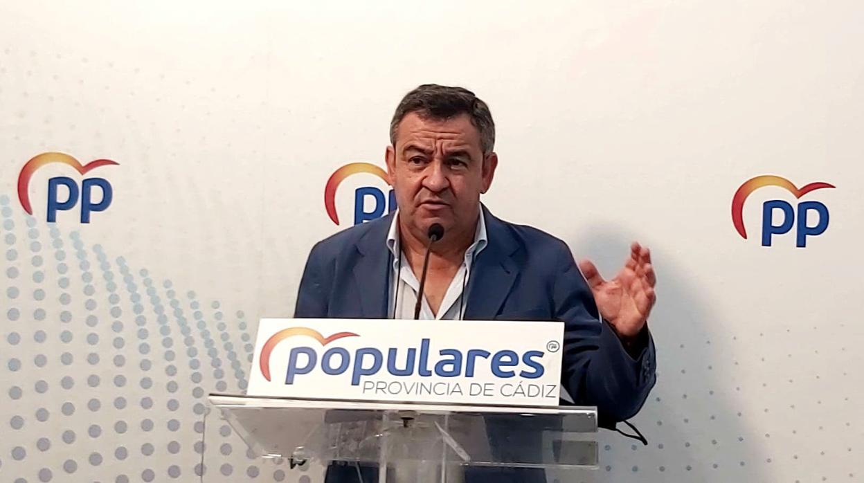 Imagen de archivo del portavoz provincial del PP.