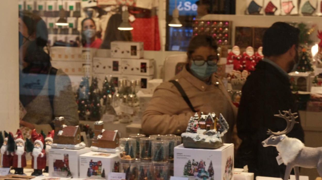 Comercios en Navidad en Cádiz