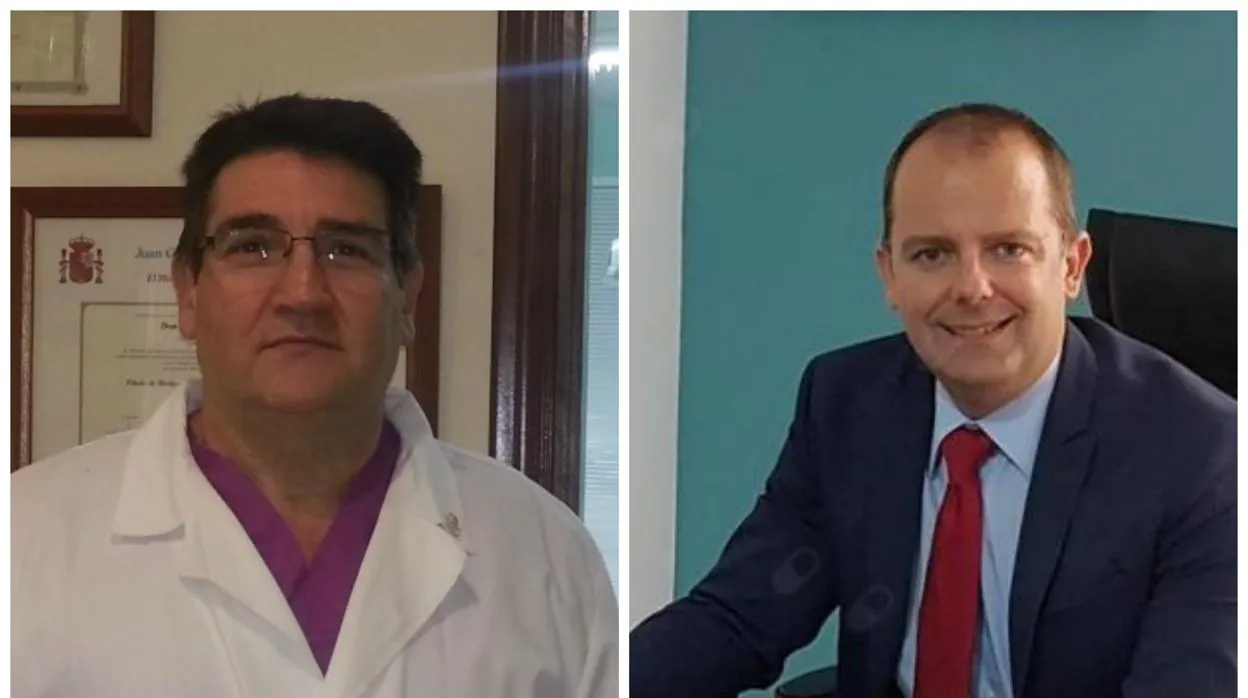 Antonio Modelo, Cirugía Oral y Maxilofacial (izq. imagen) y Javier Romero, Traumatología. (dcha. imagen)