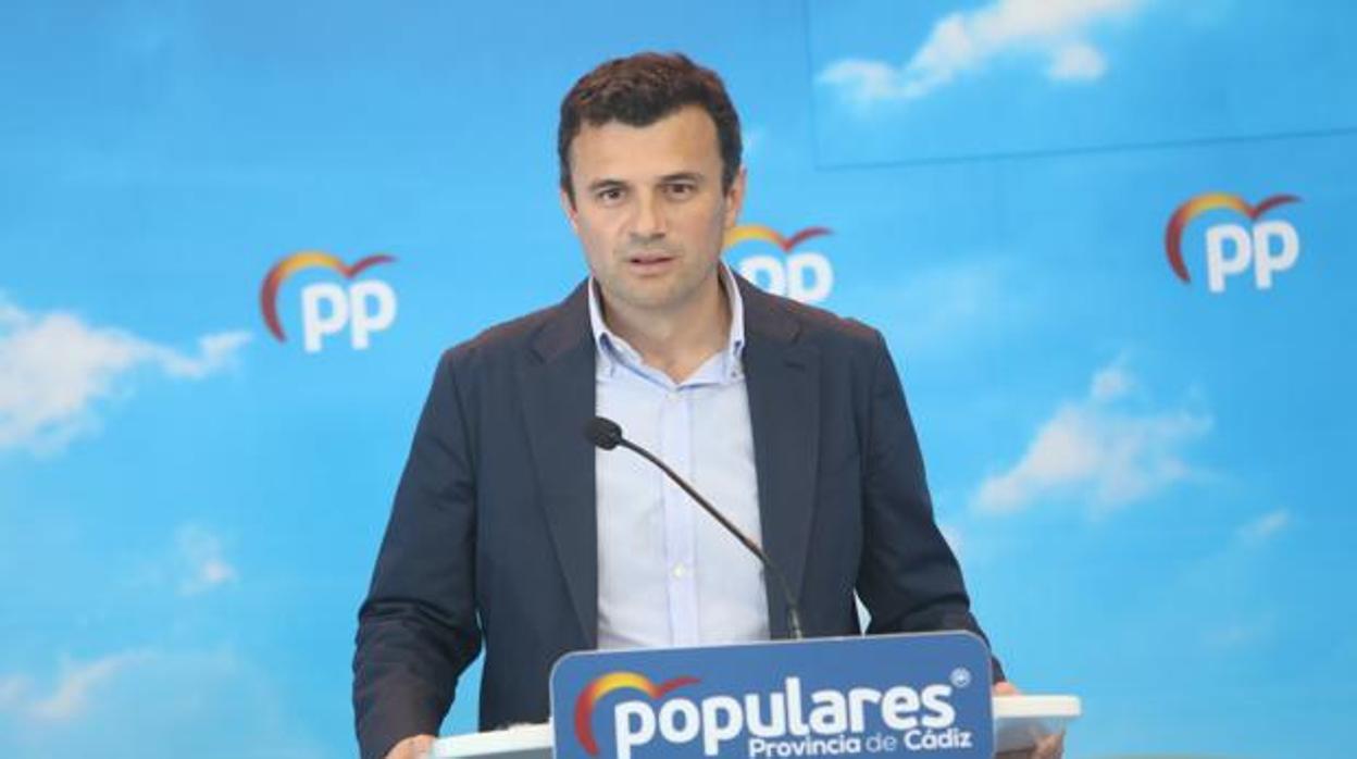 El secretario provincial del PP de Cádiz.