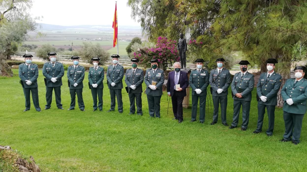 Asistentes al acto conmemorativo del 175 aniversario de la Cartilla de la Guardia Civil