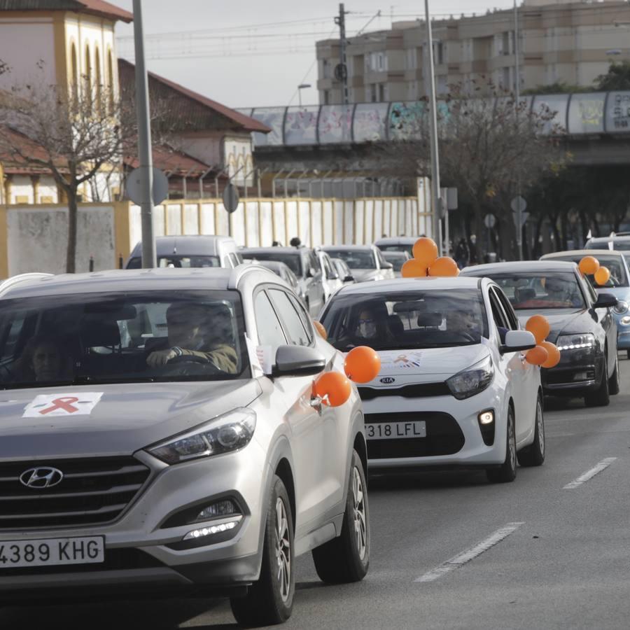 Caravana de coches contra la Ley Celaá en Jerez