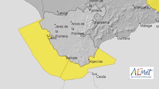 La provincia activa la alerta amarilla este sábado por fuerte oleaje y temporal de levante