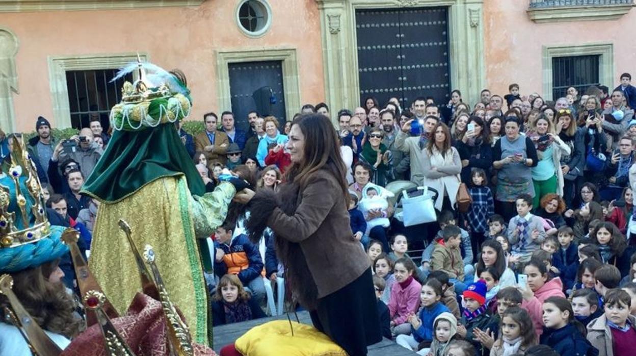 Una de las actividades de los Reyes Magos en años anteriores.