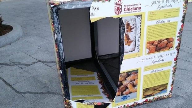 El alcalde de Chiclana condena los actos vandálicos producidos en la ciudad la última semana