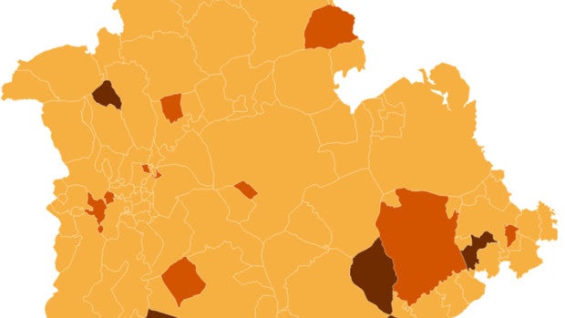 La Junta cierra 16 pueblos de Sevilla por superar los 500 casos por cada cien mil habitantes