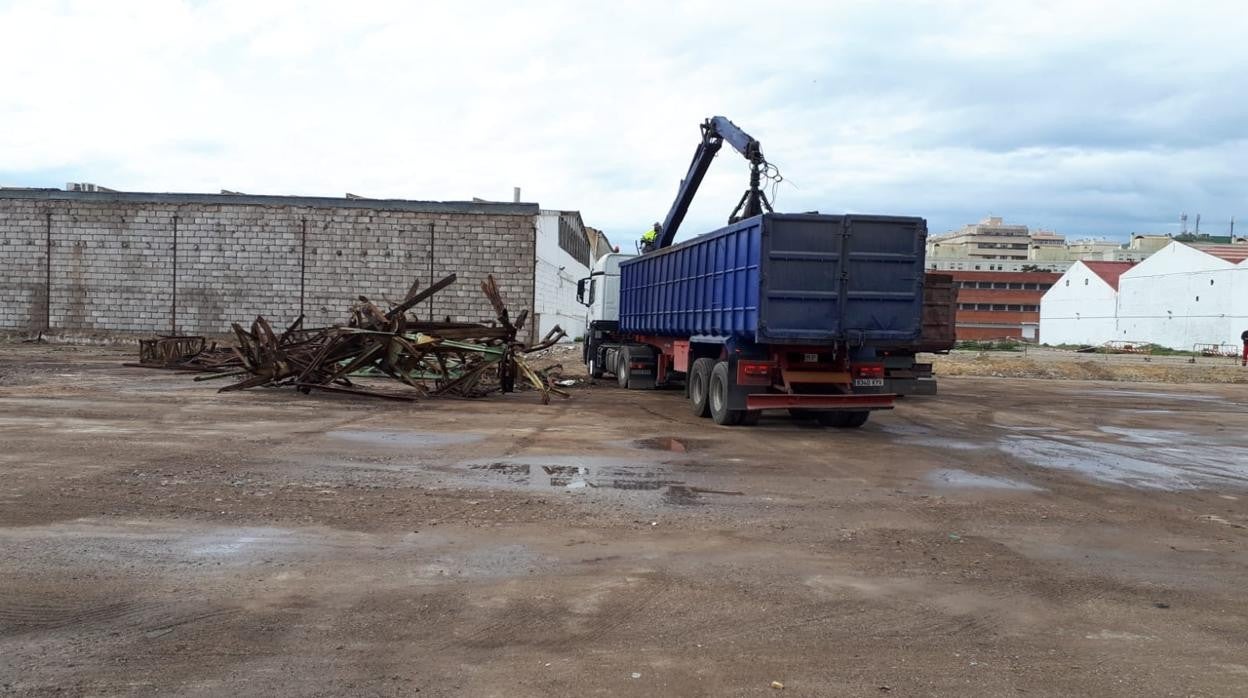 Termina el derribo de Talleres Pastoriza