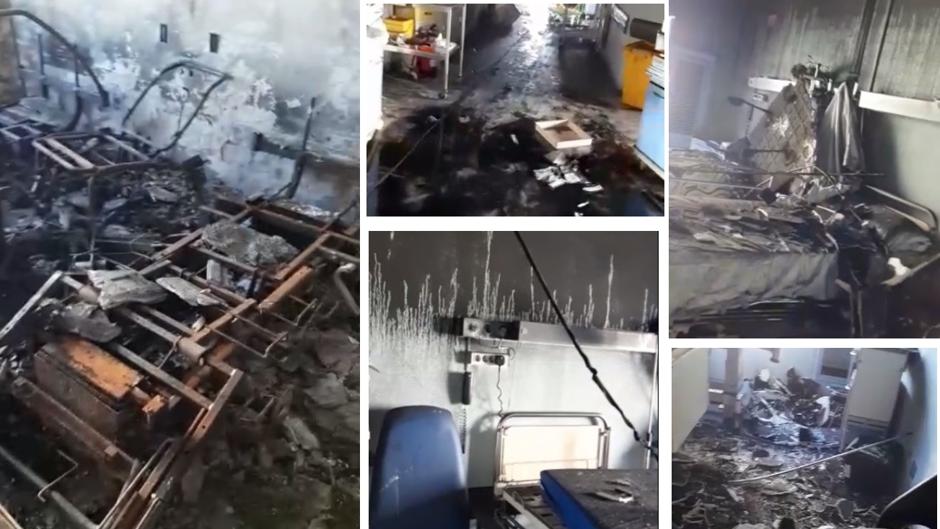 VÍDEO: Así ha quedado la sexta planta del hospital Puerta del Mar devorada por el fuego
