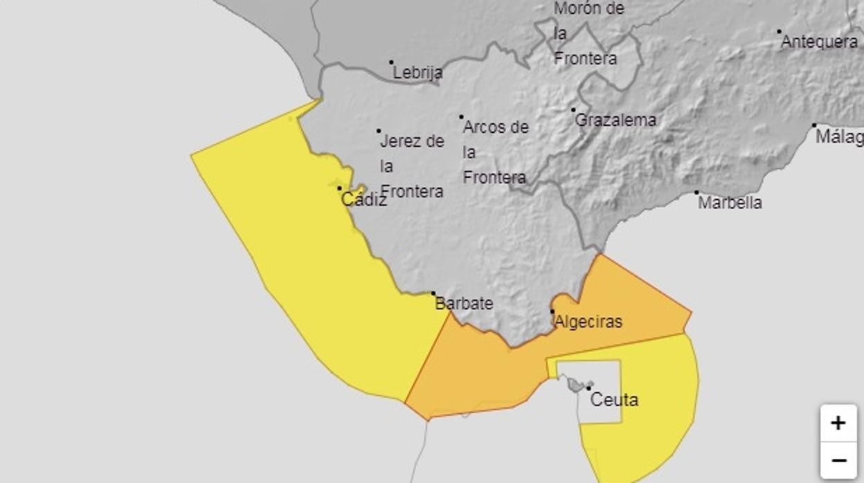 El tiempo en Cádiz: Alerta en el litoral y lluvias por el paso de una borrasca