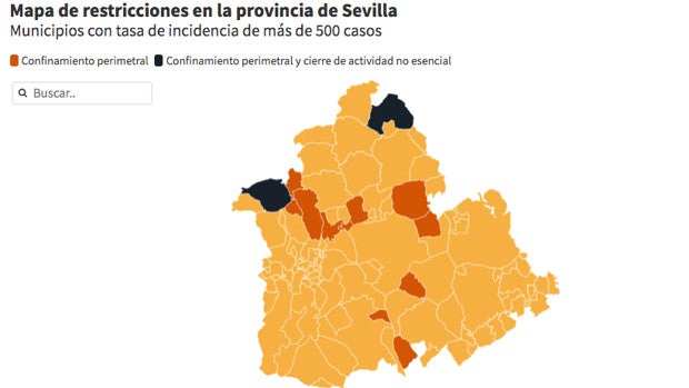 La Rinconada y otros doce municipios sevillanos dejan de estar confinados desde esta medianoche