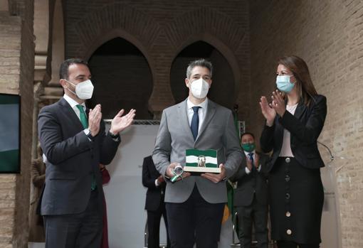 Entregadas las Banderas de Andalucía de la provincia de Sevilla en un acto marcado por la pandemia