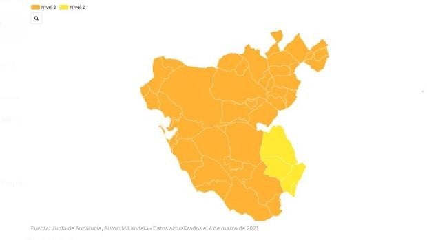 Mapa Covid: El coronavirus en la provincia de Cádiz, pueblo a pueblo