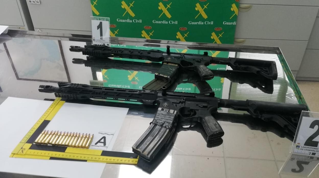 Unas armas «de altísima calidad», en manos de unos narcos en Sanlúcar