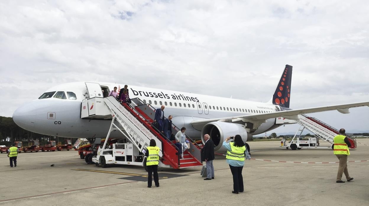 Corredores aéreos seguros entre puntos clave de Alemania y el aeropuerto de Jerez