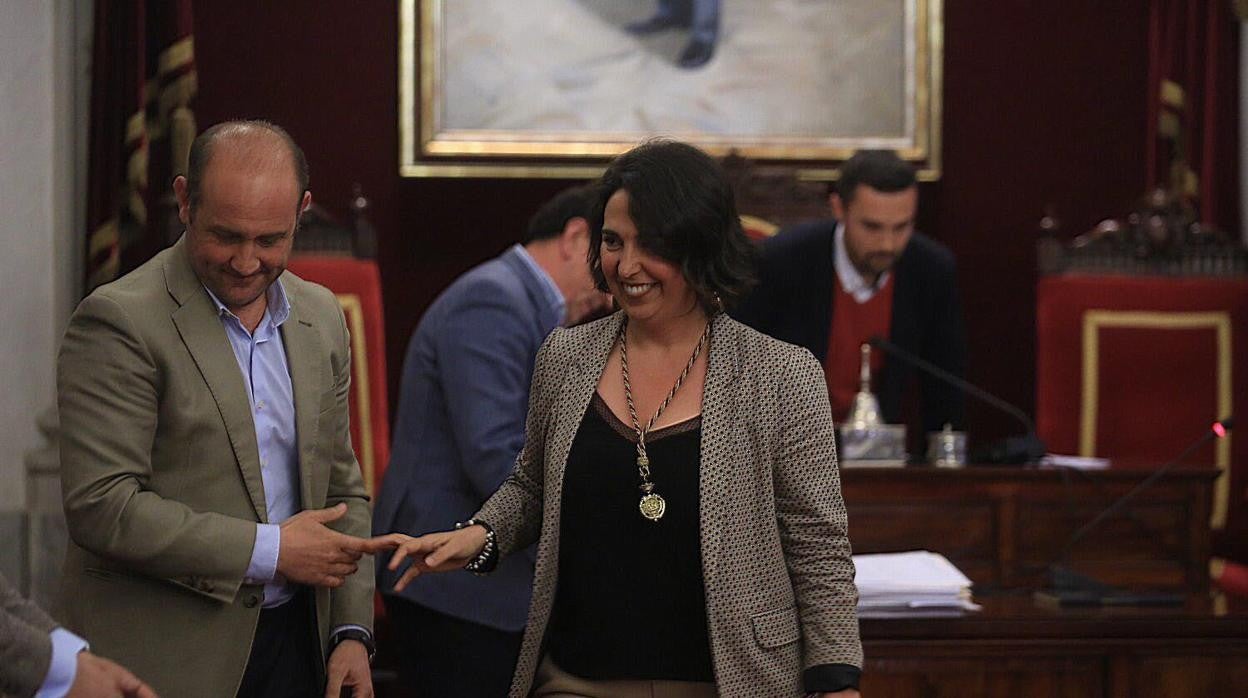 Carmen Sánchez es la portavoz del PP en el Ayuntamiento.