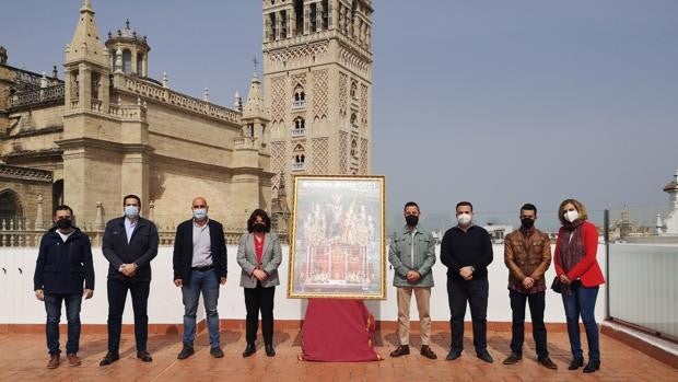 Huévar del Aljarafe traslada a la capital cuatro siglos de Semana Santa