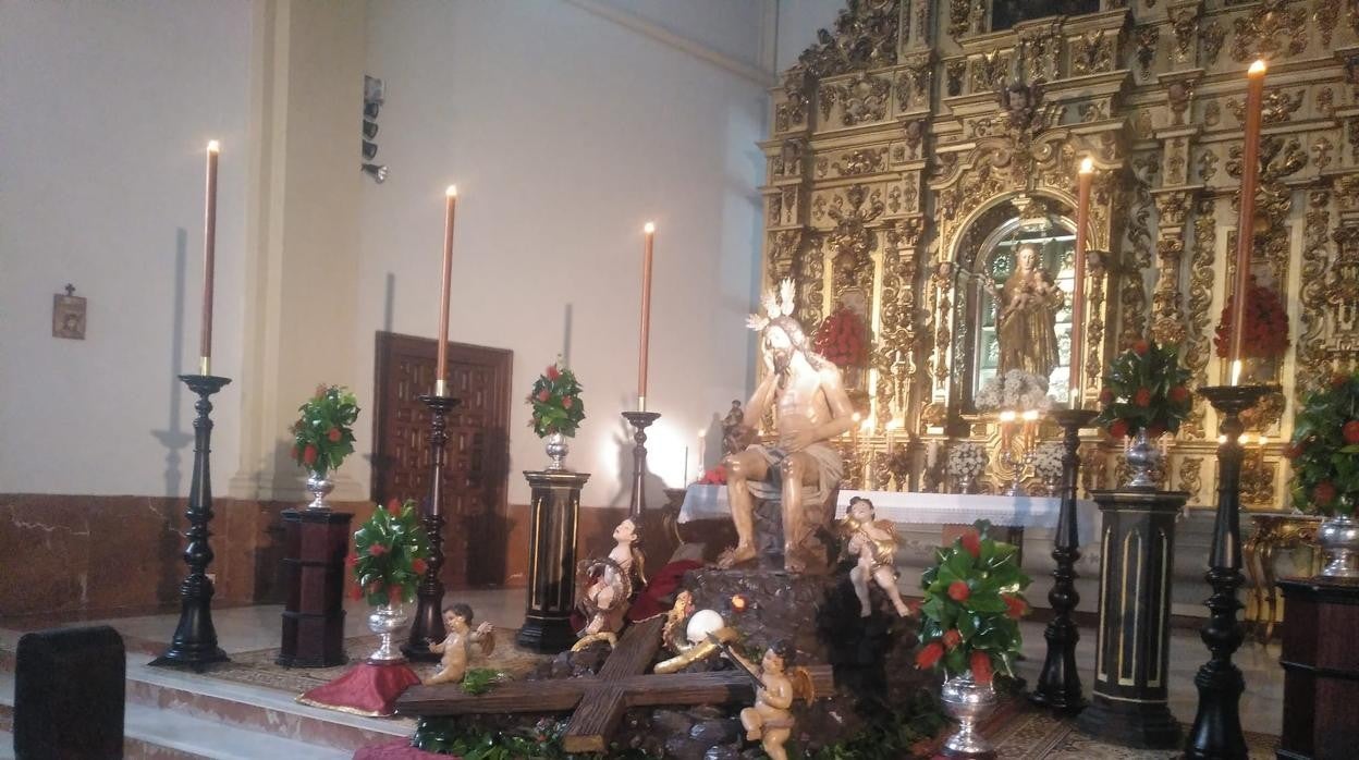 Cristo de Humildad y Paciencia en Jerez, una de las cofradías del Jueves Santo