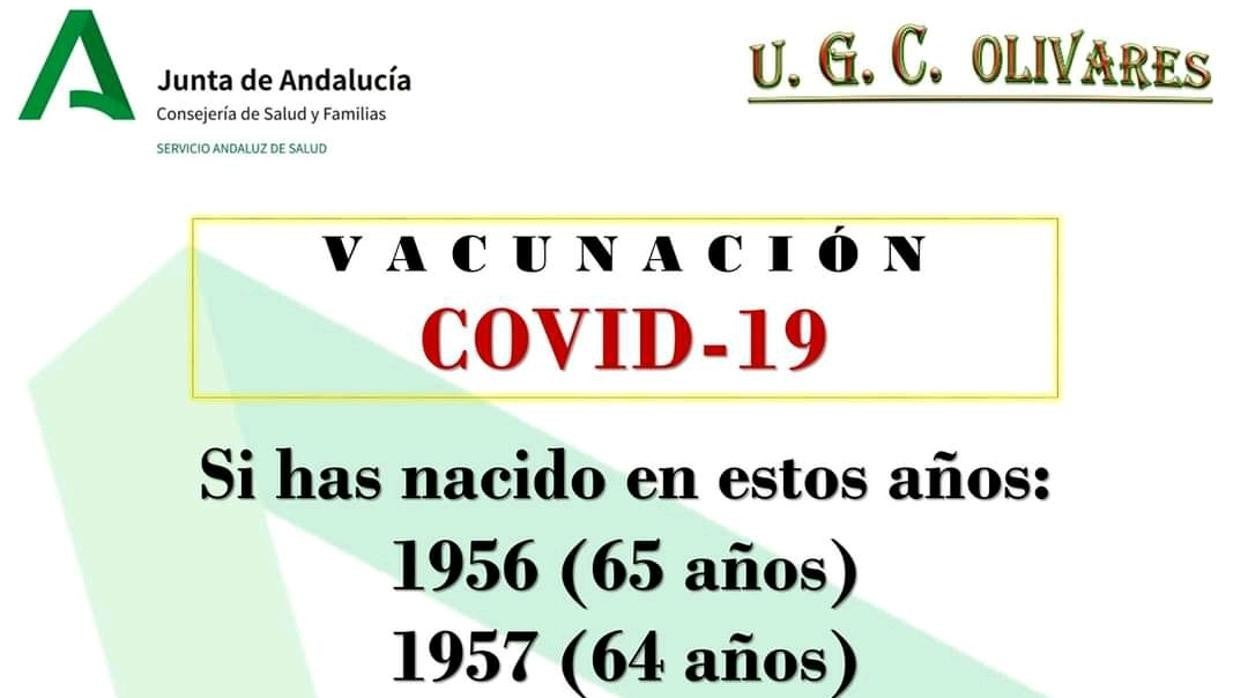 Llmamiento que ha realizado el centro de salud de Olivares a los vecinos que no han respondido a la llamada del SAS