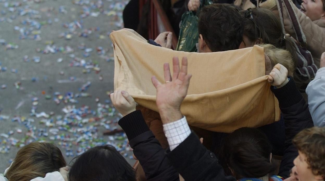 Ambiente durante una Cabalgata de Reyes