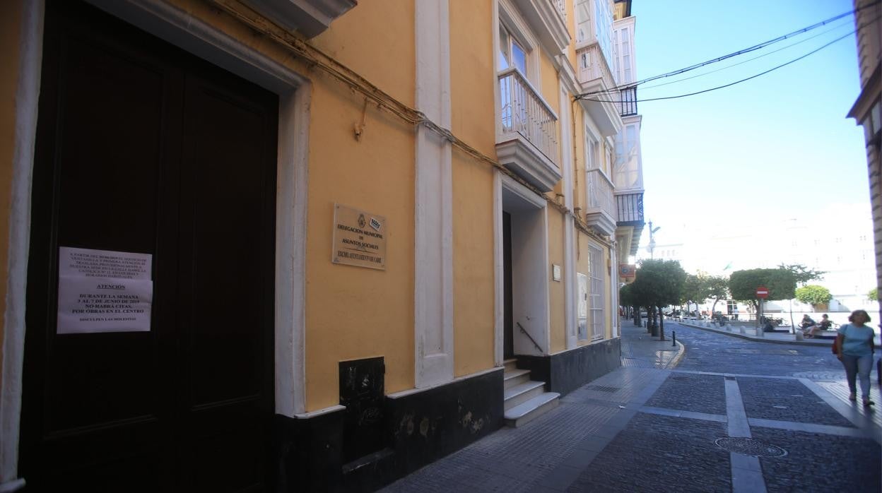 Sede de la delegación de Asuntos Sociales en la calle Zaragoza.