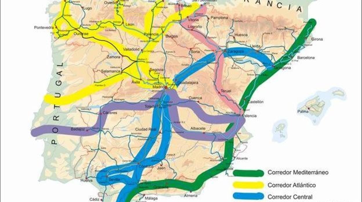 Zaragoza y Algeciras abogan por destinar fondos UE para el eje ferroviario del ramal central