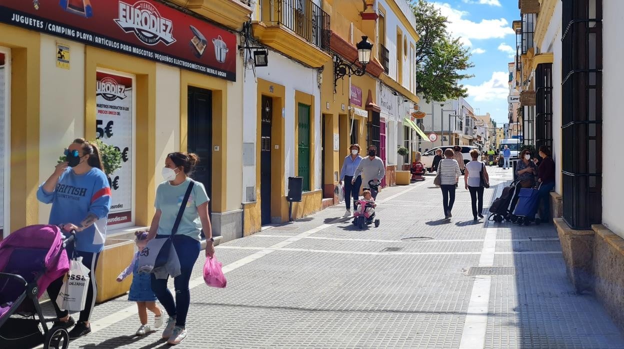 Comercios de Puerto Real apoyan las movilizaciones de los trabajadores de Airbus