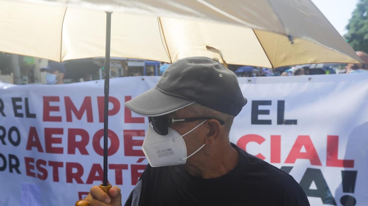 Manifestación en Cádiz en favor del empleo