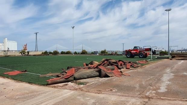 El Complejo Deportivo Elcano tendrá un campo de fútbol 11