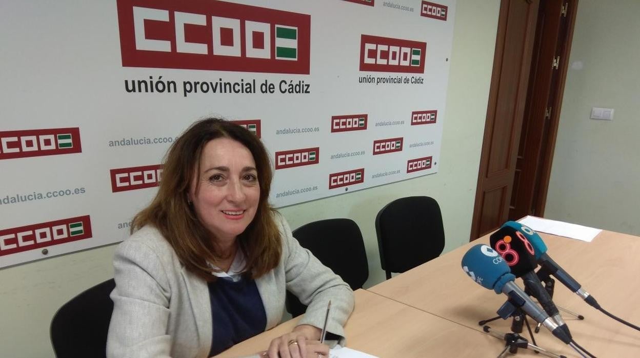 Inmaculada Ortega, nueva responsable de CC OO en Cádiz