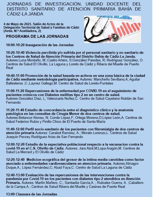 Jornada de investigación con los residentes de Atención Familiar y Comunitaria de la Bahía de Cádiz