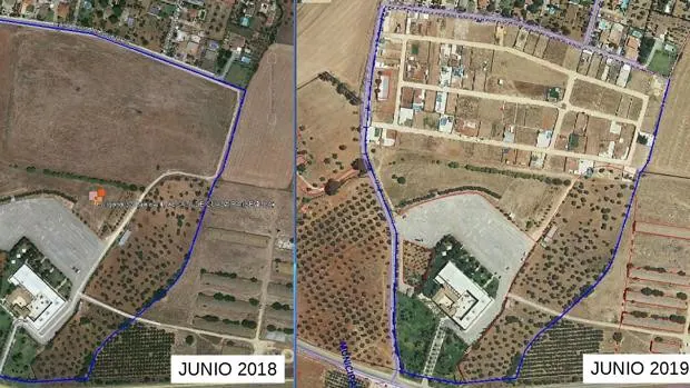 Multa de 900.000 euros por parcelar una finca para 133 viviendas ilegales en Alcalá de Guadaíra