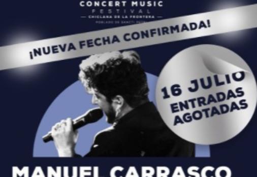 Cartel anunciador con los cinco conciertos de este verano en formato adaptado al covid.