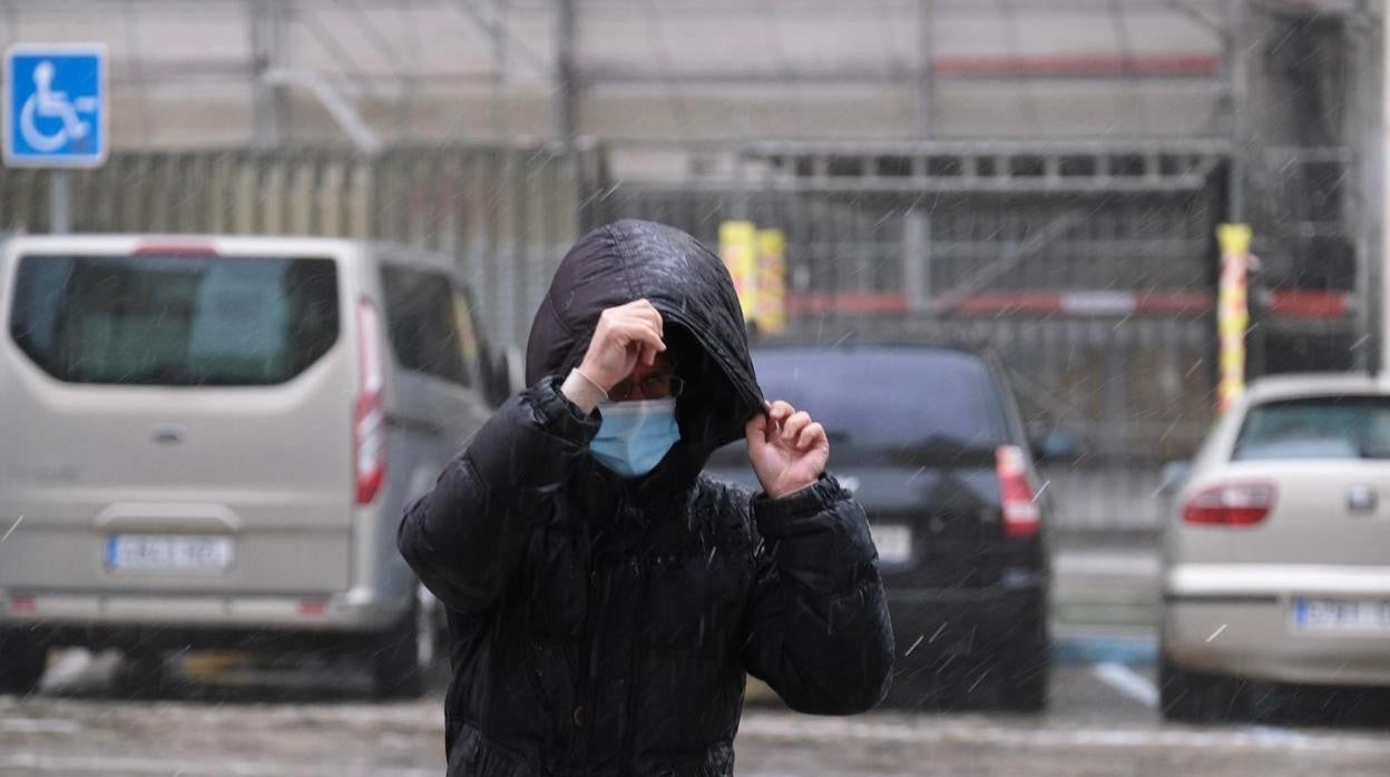 Llegada de lluvias con la DANA de España al Golfo de Cádiz