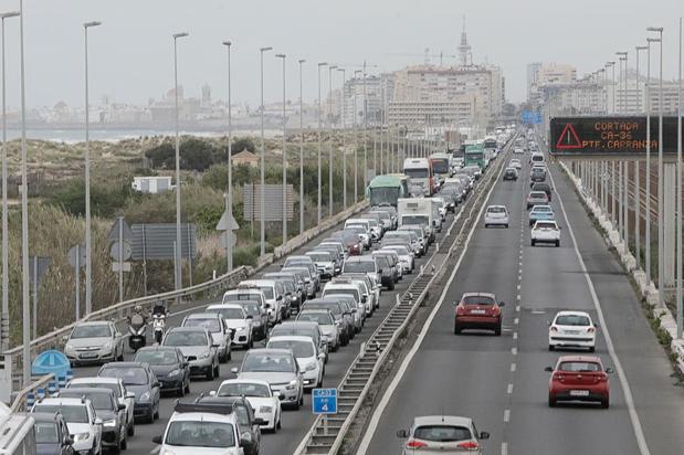 Finalizan las obras en la autovía de Cádiz a San Fernando