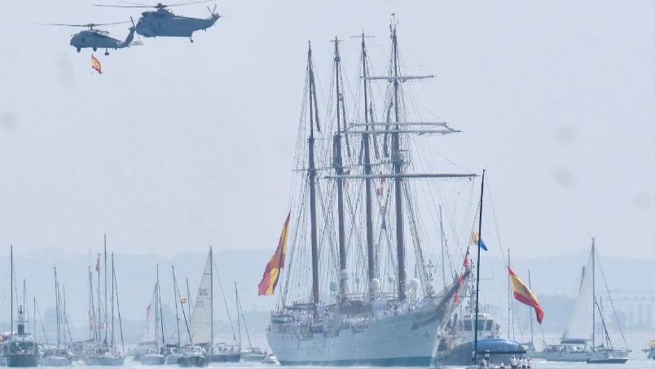 El Embajador, el Juan Sebastián de Elcano, ya está en casa