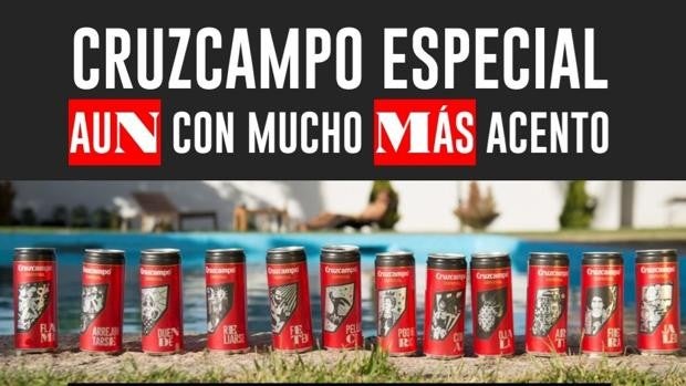 'Arrejuntarse', la palabra gaditana «con mucho acento» en las nuevas Ediciones Limitadas de Cruzcampo