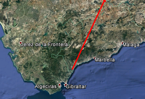 Una impresionante bola de fuego a se pudo ver durante la noche en el cielo de Cádiz a 50.000km/h