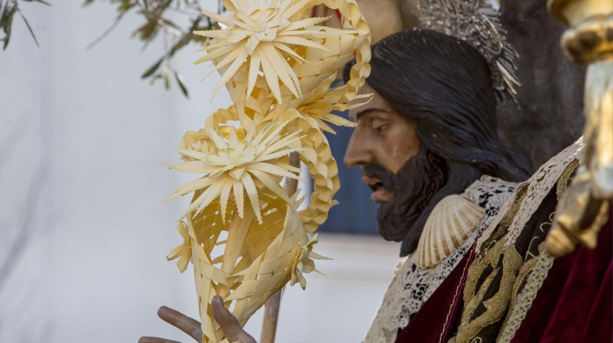 Salida procesional de la Oración en el Huerto, foto de archivo de 2018.