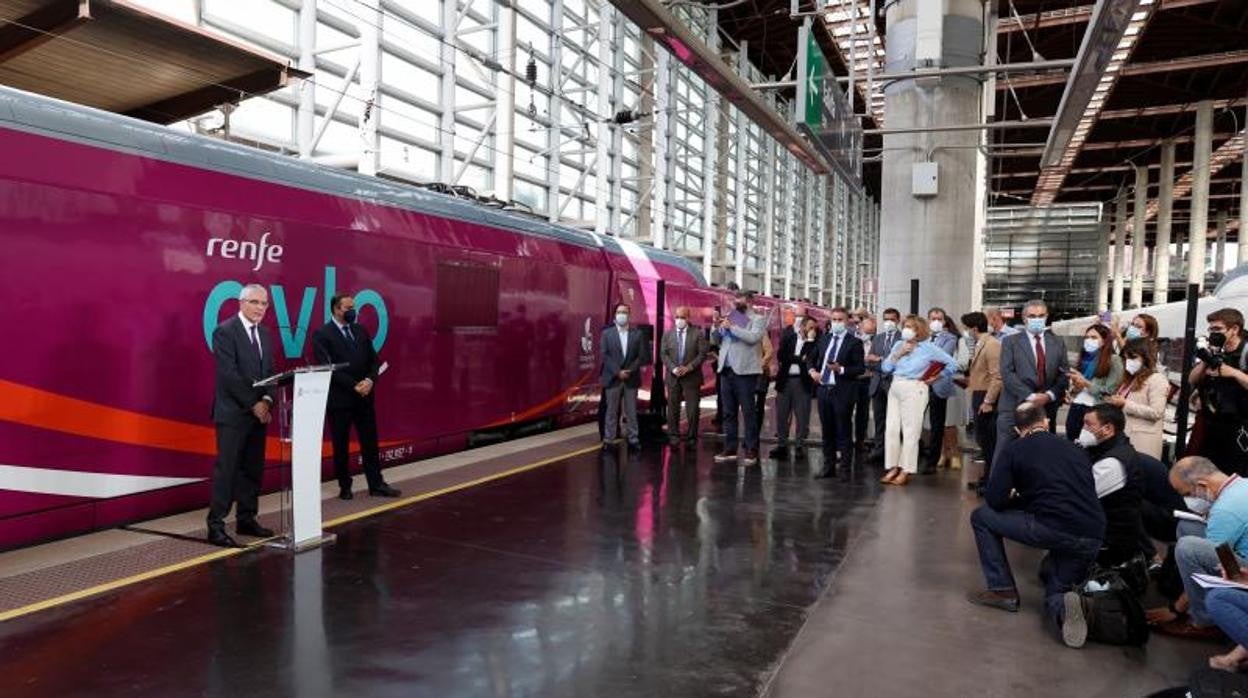 Inauguración este miércoles en Madrid del nuevo servicio AVLO de Renfe