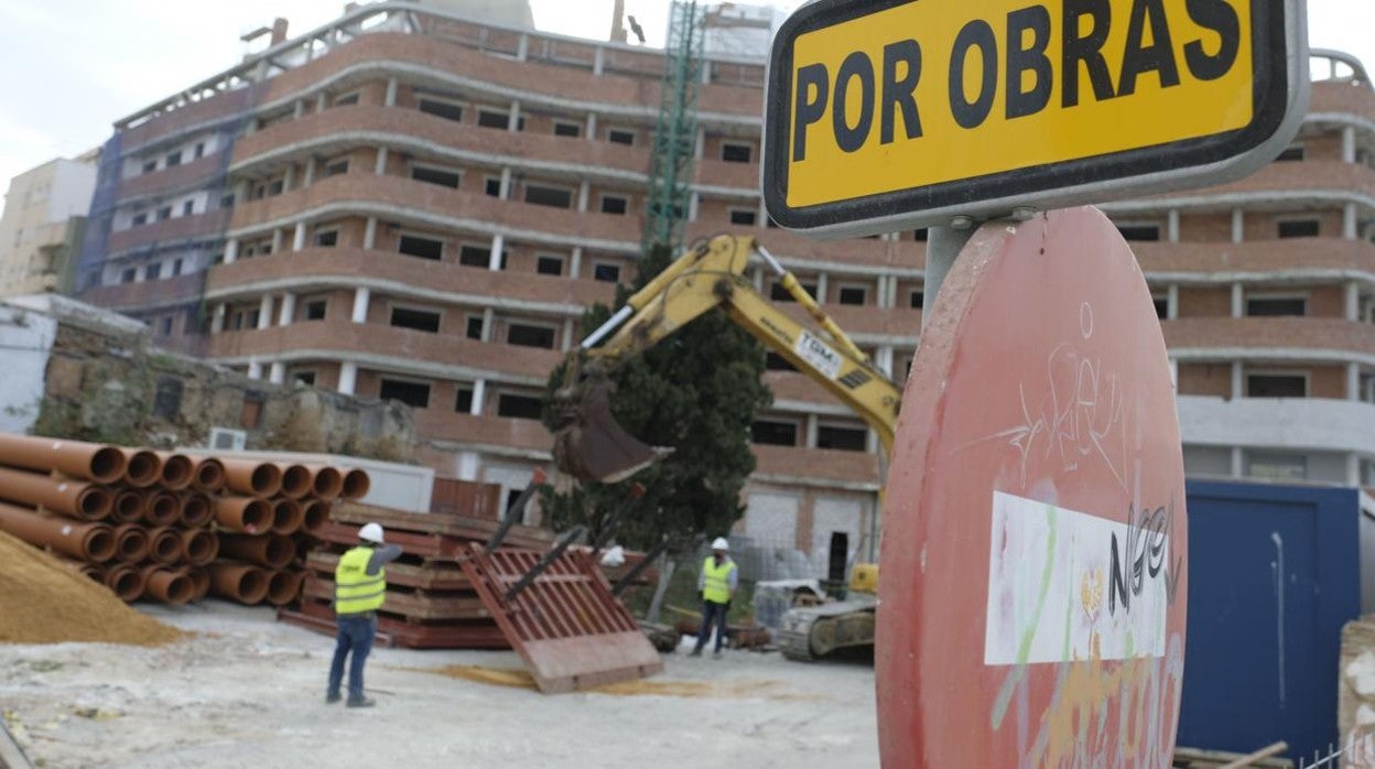 Obras en Los Chinchorros.